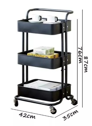 Miniatura 2 de Organizador Multiusos con Ruedas(Acero)